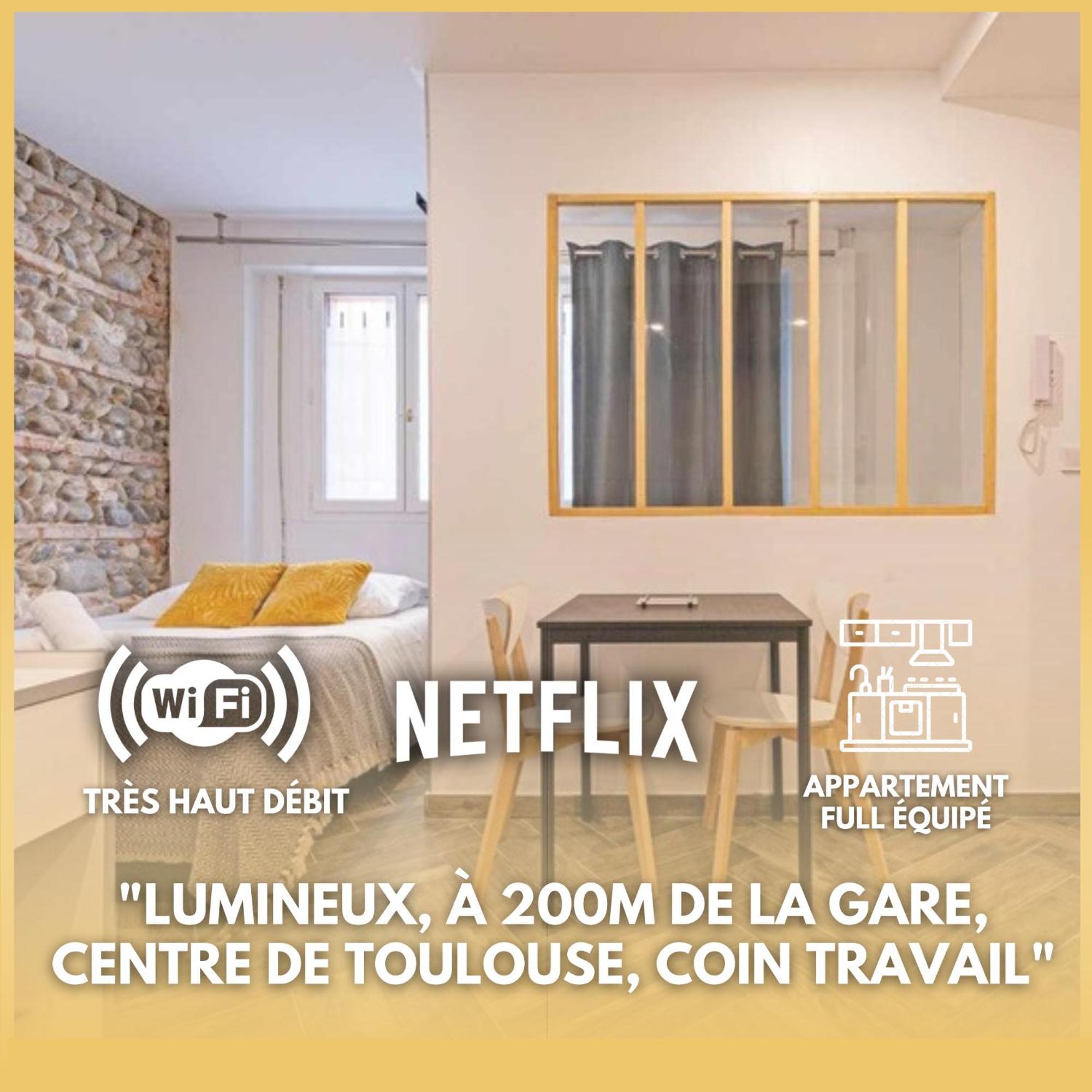 Moderne - Centre - Gare Matabiau Leilighet Toulouse Eksteriør bilde